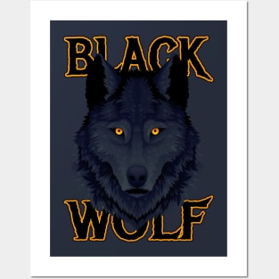 Black Wolf Posters and Art